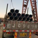 Black Coated 12 Inch Structure steel ERW Seamless Pipe Non Alloy Customized