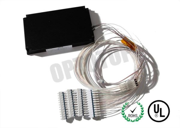 Buy cheap 0.9 mm LC UPC Multimode Fiber Coupler 1 * 48 Port / Fibre Optic Splitter from wholesalers