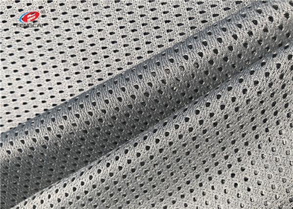 Buy cheap Black Colour Breathable 100% Polyester Jersey Mesh Fabric Sportswear Using from wholesalers