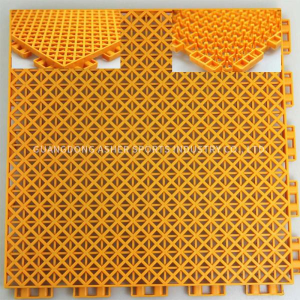 Buy cheap Outdoor Interlocking Polypropylene Floor Tiles Recyclable Basketball Court Use from wholesalers