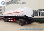 High Performance 20000L 3 Axle Train Oil Tank Trailer With Ellipse Shaped