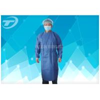 Buy cheap Water Resistant PP Disposable Scrub Suits / Isolation Gowns with knitted cuffs product