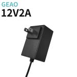 Dvd 12V 2A Wall Mounted Power Adapters 24W Safety Approval CCC