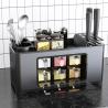 Buy cheap Dustproof 43cm Length Steel Kitchen Basket Rack For Seasoning from wholesalers