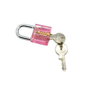Buy cheap Mini-version Transparent Pink Practice Lock Locksmith Tools product