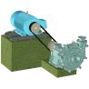 Buy cheap Anti Abrasion 1480r/Minute Heavy Duty Slurry Pumps Submersible 150ZBQ-500 from wholesalers
