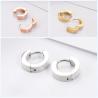 Buy cheap Hot Sale stainless steel earrings women black hoop earrings for girl or boy wholesale from wholesalers