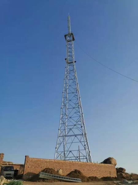 Buy cheap 4 Legged Tower 50m Radio Antenna Tower For Broadcasting from wholesalers