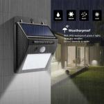 Buy cheap 6000K Security Solar Motion Sensor Lights Outdoor With 1200mah Lithium Battery from wholesalers
