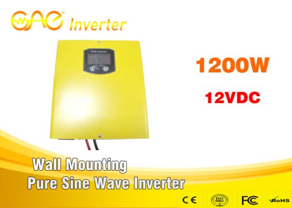 Buy cheap Off grid high power dc 12v 24v to ac 220v pure sine wave inverter charger 1200w from wholesalers