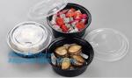 PET clear plastic food disposable container fruit salad bowl,disposable food