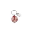 Buy cheap Flower Pattern Cute Metal Keychain Custom Color Filling Key Holder from wholesalers