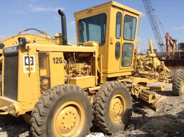 Buy cheap Heavy Duty 12G Used Caterpillar Motor Grader Noise Reduction Easy Operation from wholesalers