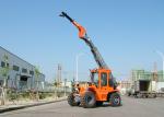 Astern Radar Telescopic Boom Forklift For Construction Spots / Ports / Public