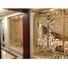 Buy cheap OEM curtain wall panel metal screen stainless steel finish brass color from wholesalers