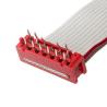 Buy cheap UL2651 12 Pin Ribbon Cable , 30AWG Idc Connector Cable 1.27mm Pitch from wholesalers