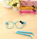2014 Hot! Novelty plsastic ball,glasses shape ball pen,nice gift for children