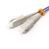 Buy cheap KEXINT SC LC Duplex Fiber Optic Patch Cord MM OM2 Purple Color 50/125 2.0mm 3m LSZH from wholesalers