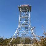 Safety Galvanized Steel Q345 Security Watch Tower