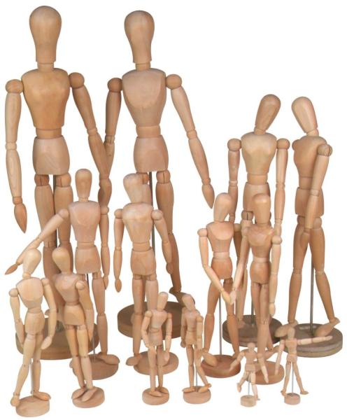 Buy cheap Full Size Wooden Human Mannequin / Figure , Wooden Drawing Doll For School from wholesalers