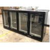 Buy cheap Commercial Beer Fridge 4 Glass Door Mini Drink Fridge Beer Cooler Fridge Freezer from wholesalers