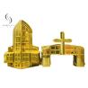 Buy cheap Gold PP Recycled Material Cross-Shaped Coffin Corners, Coffin Accessories 15#G from wholesalers