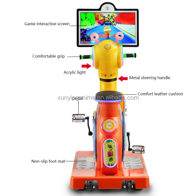 Coin Operated Horse Kiddie Rides Game Machine for 1 Player Voltage 110V/220V/230V