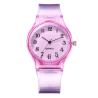 Buy cheap 3ATM Waterproof Plastic Quartz Watch 41.5mm Simple PU Strap Watch from wholesalers