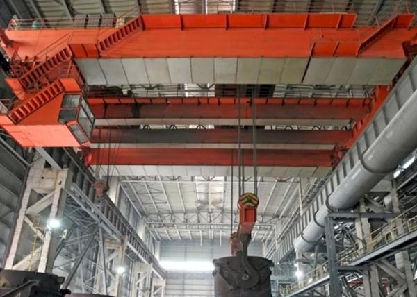 Buy cheap Steel Mill Plant 32 / 10t Metallurgical Double Beam Ladle Crane With Cabin Control from wholesalers