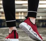 ODM Breathable Mesh Running Shoes Ultra Articulated Rubber Soles Mens Weave