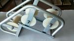 SH450J Model Galvanized Manhole Cable Roller Aluminum Material Bend Type