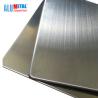 Buy cheap Mold Proof 5000mm Stainless Steel Aluminium Plastic Composite Panel FEVE 1220mm AA1100 from wholesalers