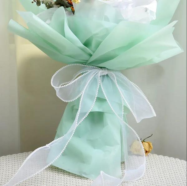 Buy cheap DIY Accessories Organza Gift Wrap Ribbon For Flower Decoration from wholesalers
