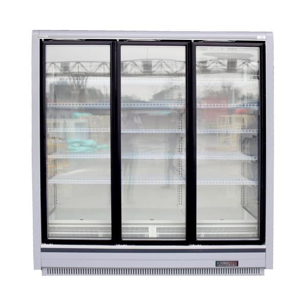 Buy cheap Supermarket Commercial Display Freezer With Glass Door , Carel Digital Thermostat from wholesalers