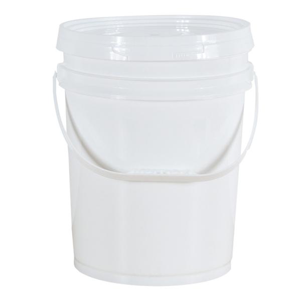 Buy cheap Food Grade 5 Gallon Round Plastic Pail with Handle and Lid from wholesalers