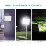 Lower Priced Solar Reflector Light Outdoor Projector Flood Light Led Remote