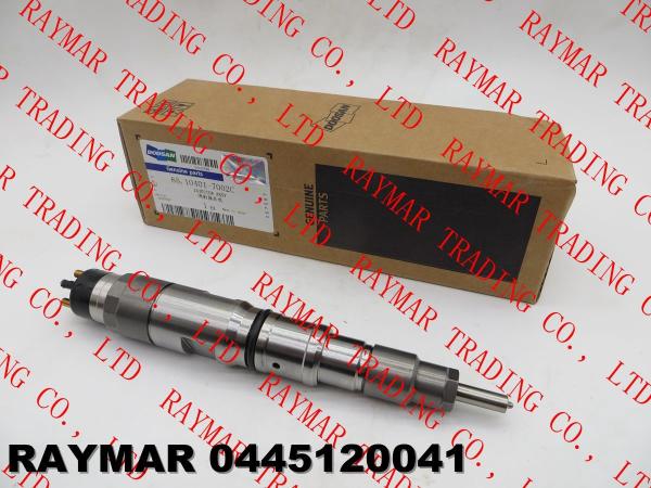 Buy cheap BOSCH common rail injector 0445120041 for DAEWOO DOOSAN DV11 65.10401-7002C, 65.10401-7002 from wholesalers