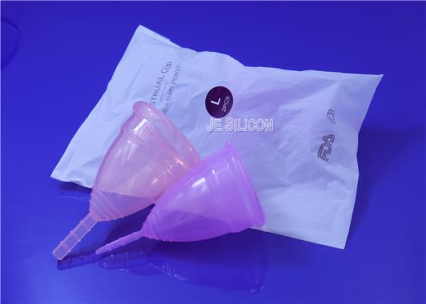 Buy cheap FDA Approved Silicon Menstruation Cup , Collapsible Ladies Period Cup from wholesalers