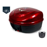 Buy cheap PP Tail Motorbike Food Delivery Box , Customized Motorcycle Courier Box product