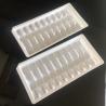 Buy cheap Transparent Plastic Ampoule Tray Disposable Medical 10ml Vial Box Blister Packs For Tablets from wholesalers