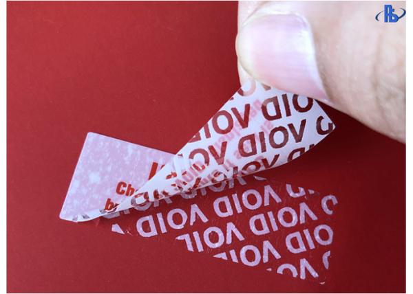 Buy cheap Waterproof PET Acrylic Adhesive Tamper Evident Void Labels from wholesalers