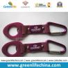 Buy cheap Outdoor travel camping aluminum carabiner water bottle rubber holder buckle purple color from wholesalers