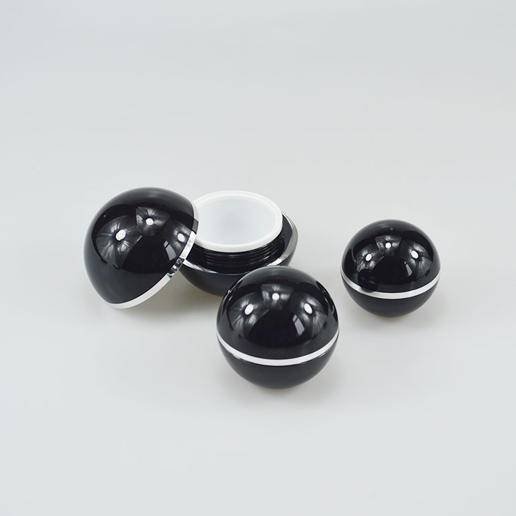 15g 30g 50g Plastic Acrylic Sphere Shape Cream Jar Container with Custom Color Option