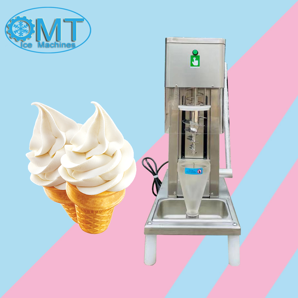 Convenient Ice Cream Blender Machine Smooth Operation Frozen Yogurt Mixing Machine