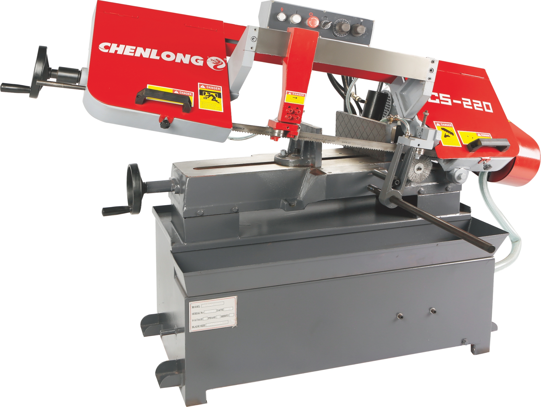 CS-220 Metal Working 220mm Capacity Horizontal Metal Saw