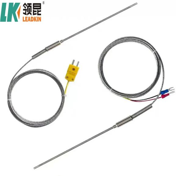 Buy cheap K Type Mineral Insulated Thermocouple Temperature Sensor Probe with Connector from wholesalers