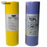 50x60cm Disposable Cleaning Cloths On A Roll 200GSM Absorbent Polyester Viscose
