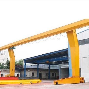 Buy cheap Single Box Beam L Leg Gantry Crane 50/10T With Double Cantilever from wholesalers