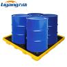 Buy cheap SGS 4 Oil Drum Spill Tray Low Profile Spill Containment Pallet from wholesalers