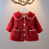 Buy cheap Girls Single Breasted Lotus Leaf Lightweight Windproof Jacket Lambswool Coat With Mink Collar from wholesalers